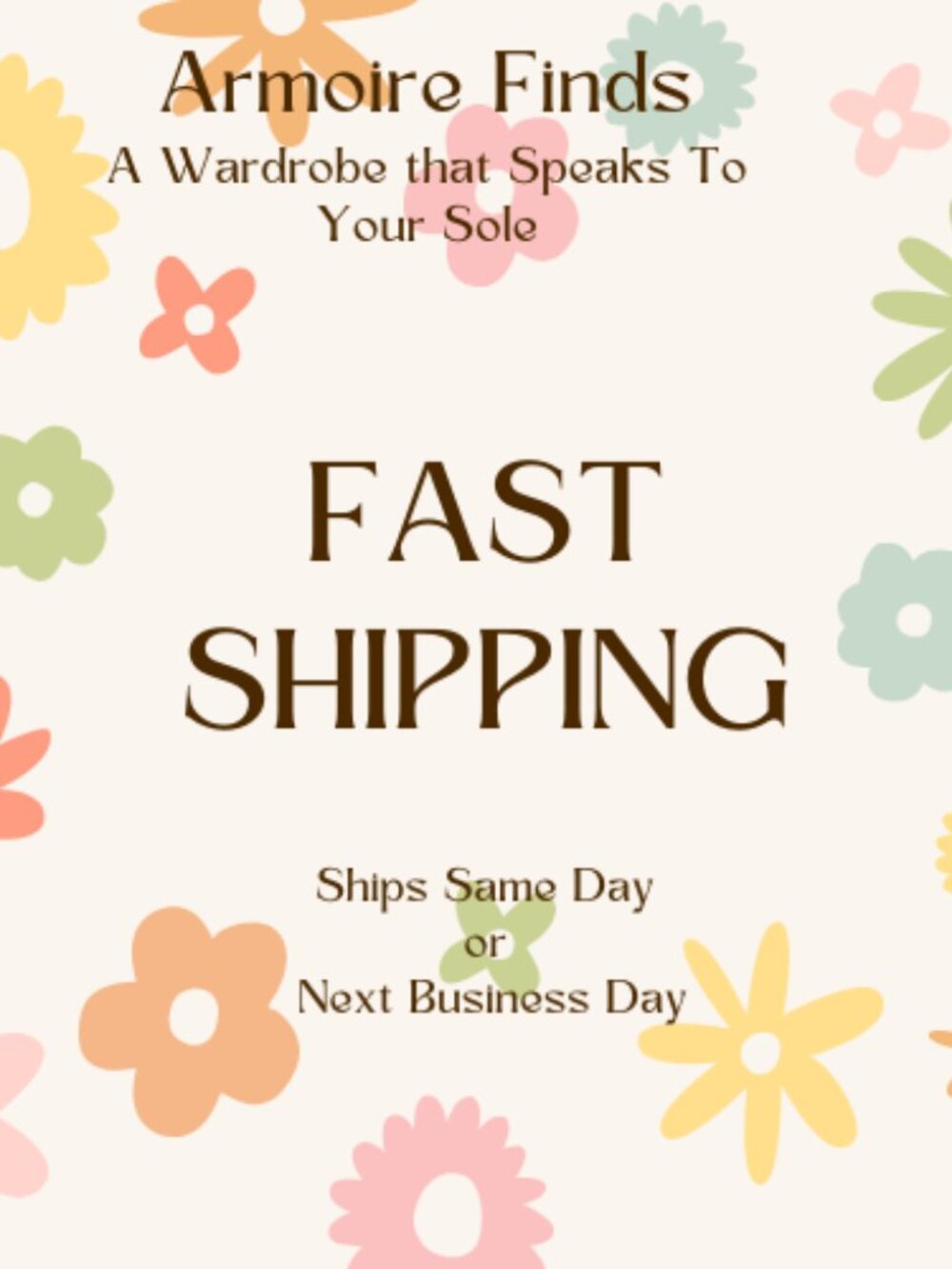 Ships Same Day or Next Business Day